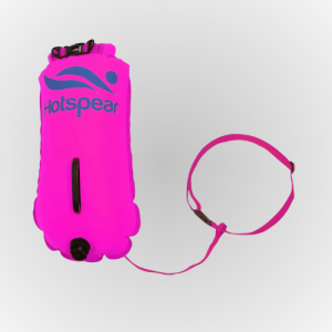 Hotspear Open Water Swimming Buoy with Dry Compartment and Phone Bag (Pink)