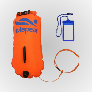 Hotspear Swim Buoy Dry Bag for Open Water swimmers and Triathletes Swimming Tow Float Durable
